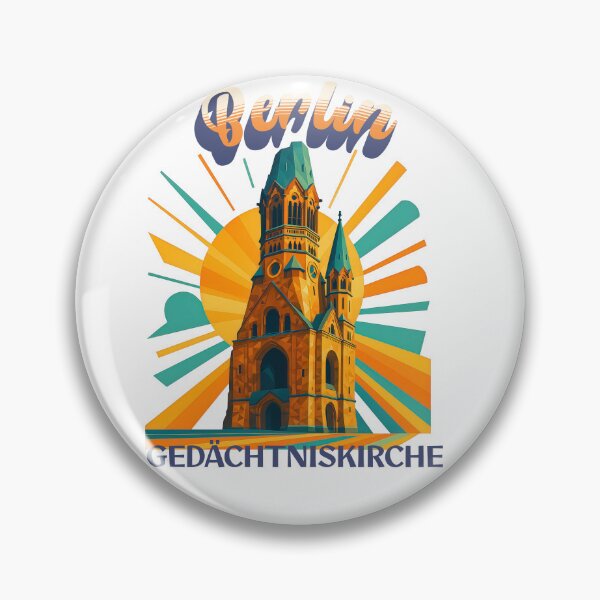 Item preview, Berlin - Memorial Church - Urban Retro Dreams designed and sold by Earth Celebration Designs.