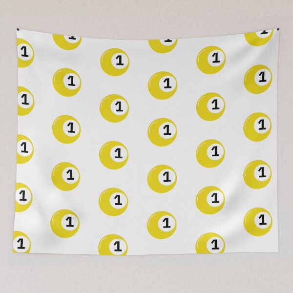 Item preview, Yellow Bingo Ball Number 1 designed and sold by varinthip.