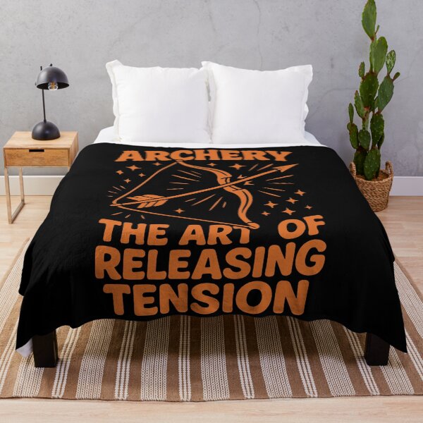 Item preview, Funny Archery Bow Archer Art Of Releasing Tension designed and sold by LuminOrb.