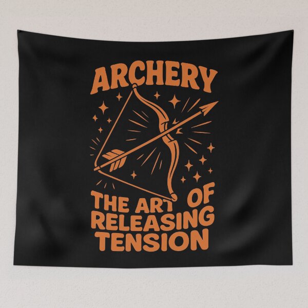 Item preview, Funny Archery Bow Archer Art Of Releasing Tension designed and sold by LuminOrb.