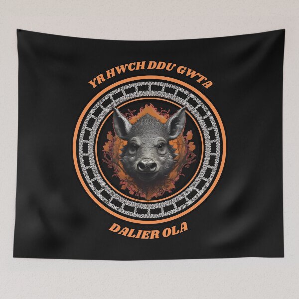 Item preview, yr hwch ddu gwta - the black sow designed and sold by aledfychan.