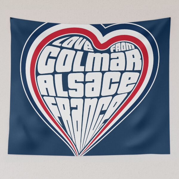 Item preview, Colmar City of France Doodle Art designed and sold by Witty Shirts.