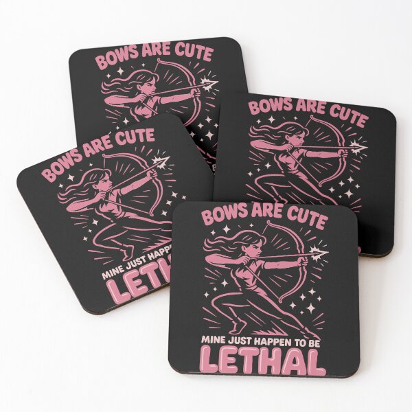 Item preview, Bows Are Cute Mine Happen Lethal Archery designed and sold by LuminOrb.