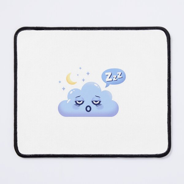 Item preview, Sleepy Cloud Sticker – Dreamy Slumber Digital Art Decal designed and sold by The Vibe.