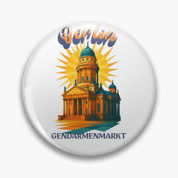 Item preview, Berlin - GENDARMENMARKT - Urban Retro Dreams designed and sold by Earth Celebration Designs.