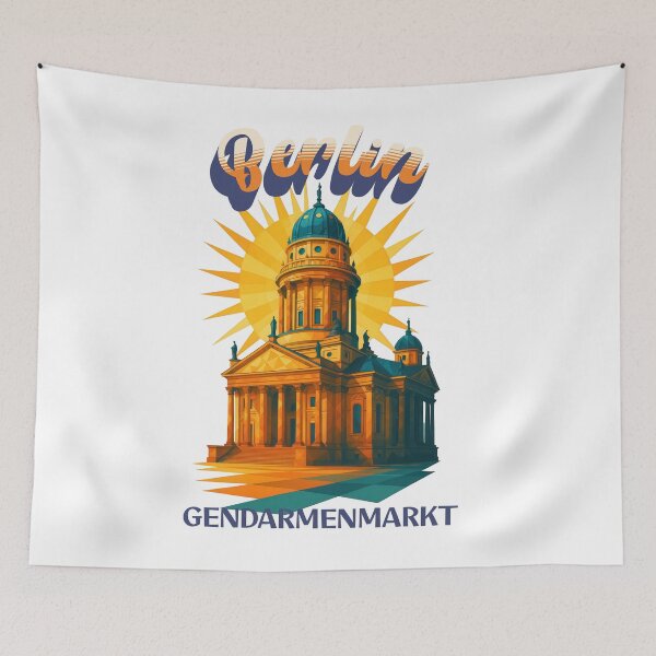 Item preview, Berlin - GENDARMENMARKT - Urban Retro Dreams designed and sold by Earth Celebration Designs.