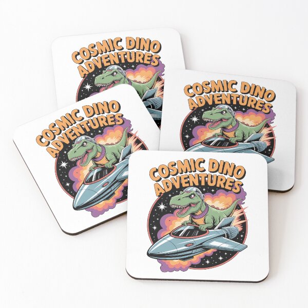 Item preview, Cosmic Dino Adventures designed and sold by Diesel Drinking Dinosaurs.