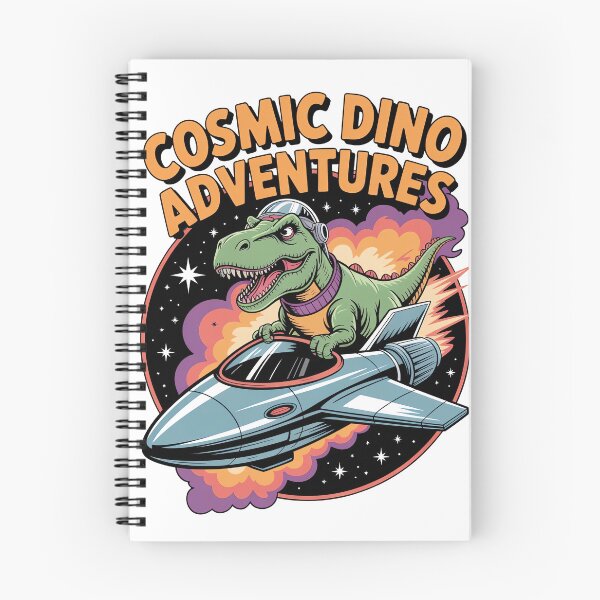 Item preview, Cosmic Dino Adventures designed and sold by Diesel Drinking Dinosaurs.