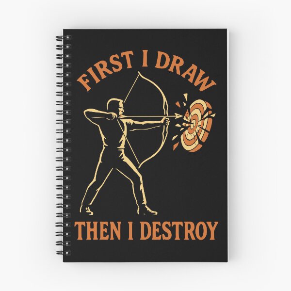 Item preview, First I Draw Then I Destroy Archery Bow Archer designed and sold by LuminOrb.