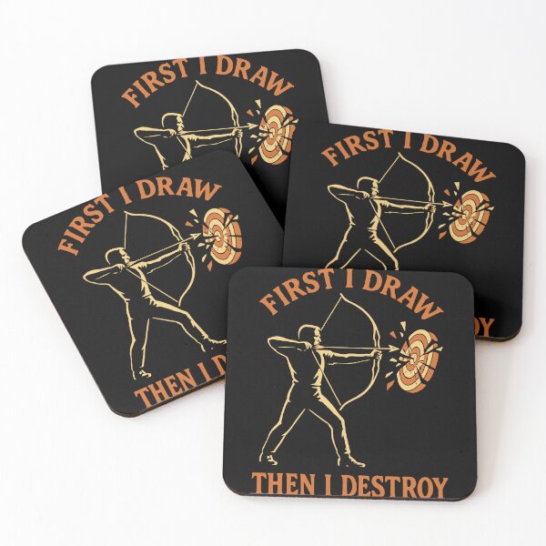 Item preview, First I Draw Then I Destroy Archery Bow Archer designed and sold by LuminOrb.