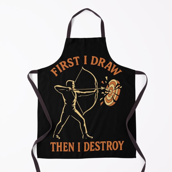 Item preview, First I Draw Then I Destroy Archery Bow Archer designed and sold by LuminOrb.