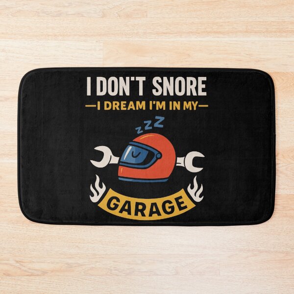 Item preview, I Don't Snore I Dream I'm In My Garage designed and sold by LuminOrb.