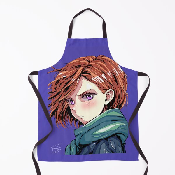Item preview, Angry 90’s Anime Girl Portrait – Retro Manga Style designed and sold by AirForceTuan.