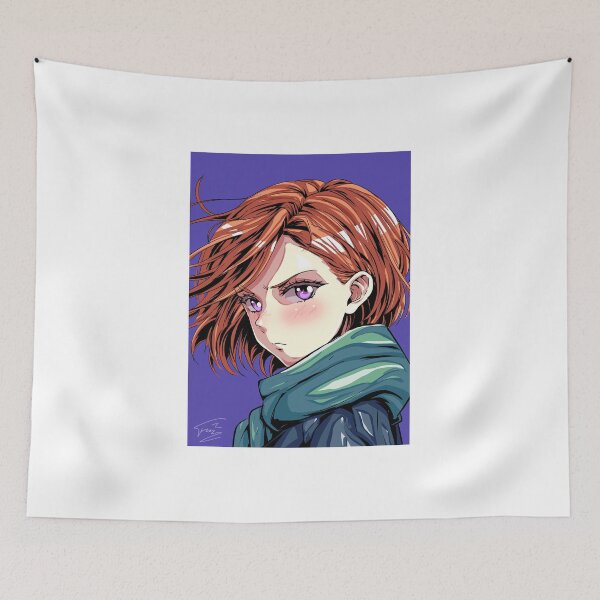 Item preview, Angry 90’s Anime Girl Portrait – Retro Manga Style designed and sold by AirForceTuan.