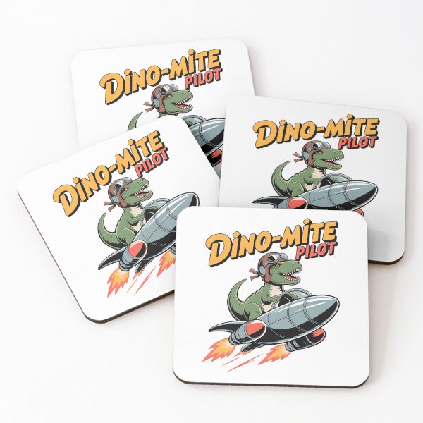 Item preview, Dino-mite Pilot designed and sold by Diesel Drinking Dinosaurs.