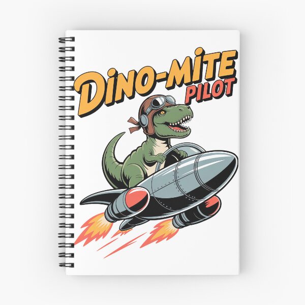 Item preview, Dino-mite Pilot designed and sold by Diesel Drinking Dinosaurs.