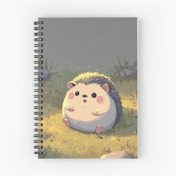 Item preview, Hedgehog sitting on grass designed and sold by TaverneKuna.