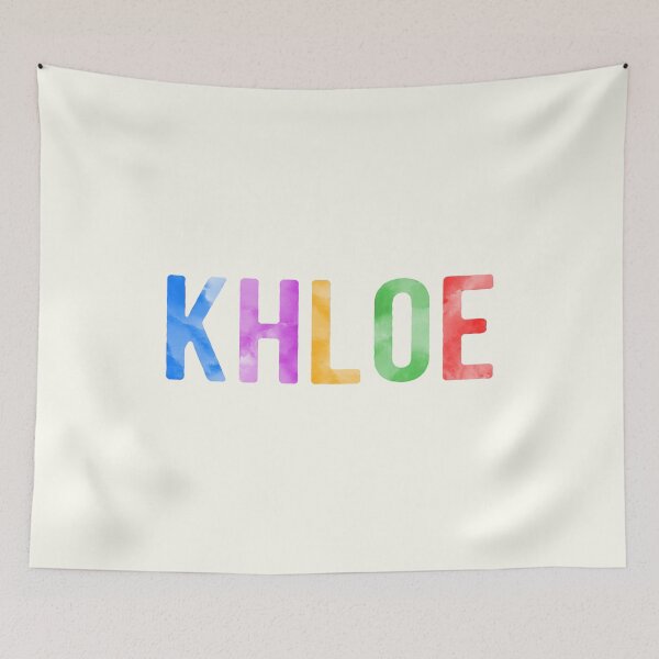 Item preview, Khloe Name Bright Colors designed and sold by Jeallan Designs.