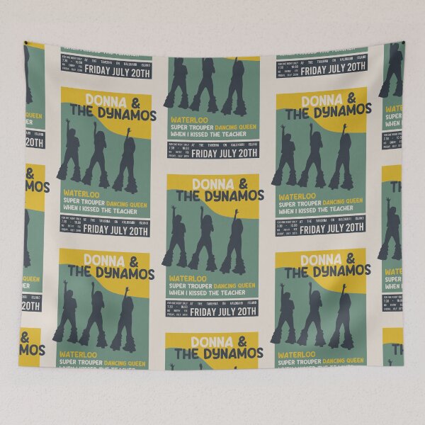 Item preview, Vintage Donna & the Dynamos Poster designed and sold by honeydesigns.