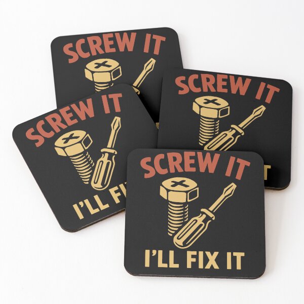Item preview, Screw It I'll Fix It Garage Mechanic Saying designed and sold by LuminOrb.