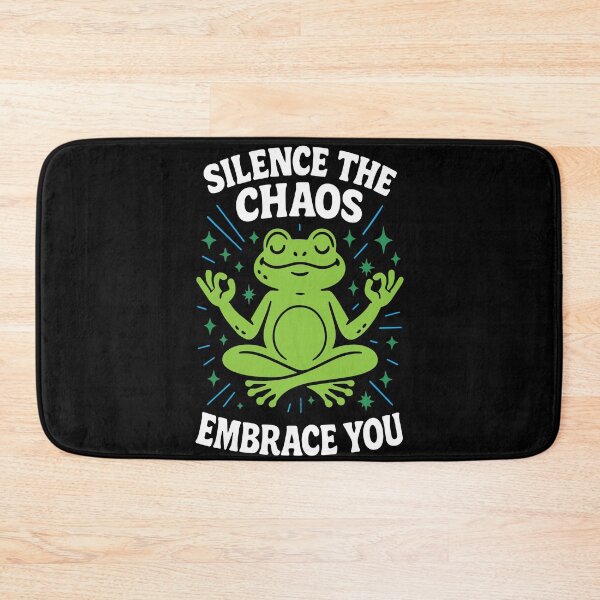 Item preview, Silence The Chaos Embrace You Mindfulness designed and sold by LuminOrb.