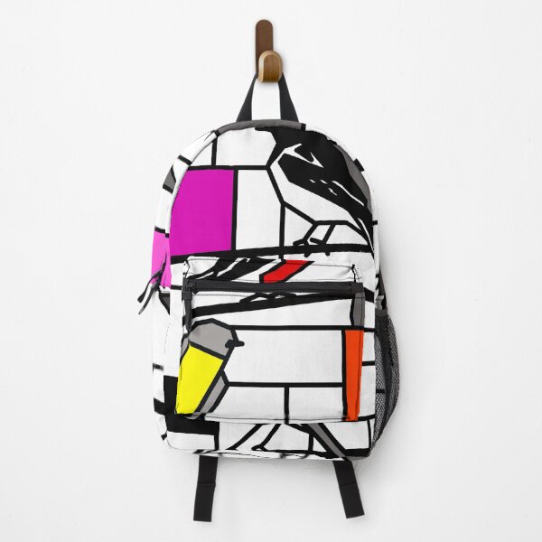 Item preview, Mondrian Australian Robins designed and sold by CCArtPrints.