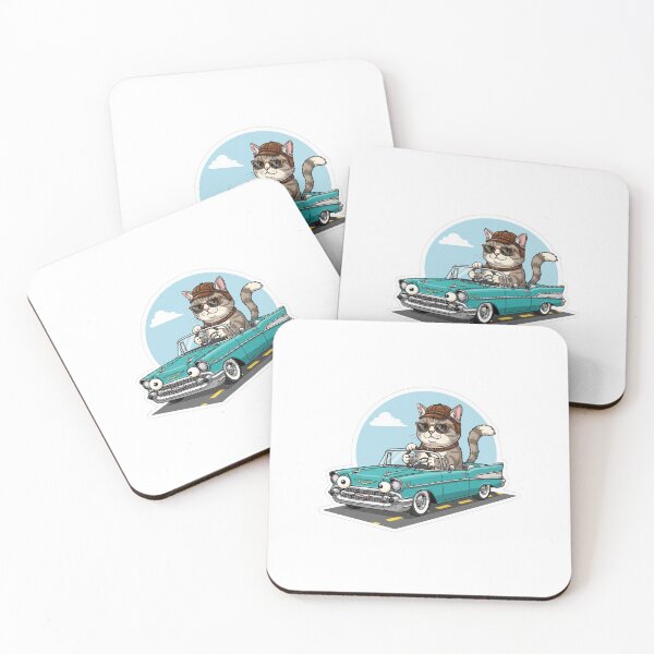 Item preview, Gripping Grey Cat Sticker – Playful Determined Kitten Decal designed and sold by The Vibe.