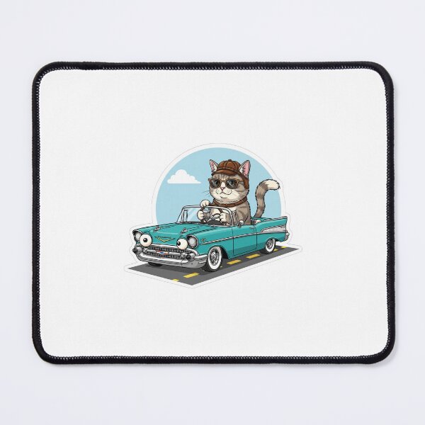 Item preview, Gripping Grey Cat Sticker – Playful Determined Kitten Decal designed and sold by The Vibe.