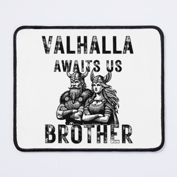 Item preview, Valhalla Awaits – Viking Warrior Quote Shirt designed and sold by SVALANART.