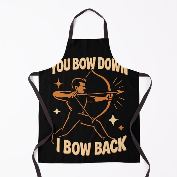 Item preview, You Bow Down I Bow Back Archery Bow Funny Archer designed and sold by LuminOrb.