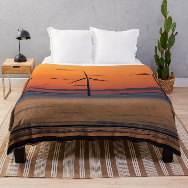 Item preview, Wind farm sunset designed and sold by Millysuewood.