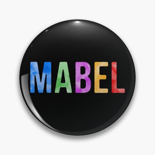 Item preview, Mabel Name Bright Colors designed and sold by Jeallan Designs.