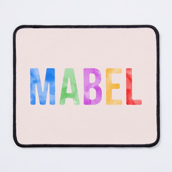 Item preview, Mabel Nombre Colores Brillantes designed and sold by Jeallan Designs.