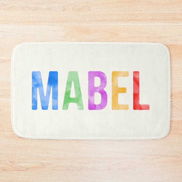Item preview, Mabel Name Bright Colors designed and sold by Jeallan Designs.