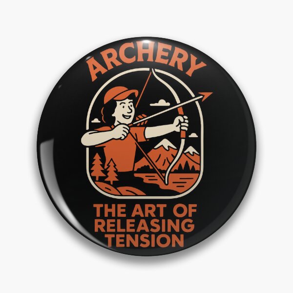Item preview, Archery The Art Of Releasing Tension Funny Saying designed and sold by LuminOrb.