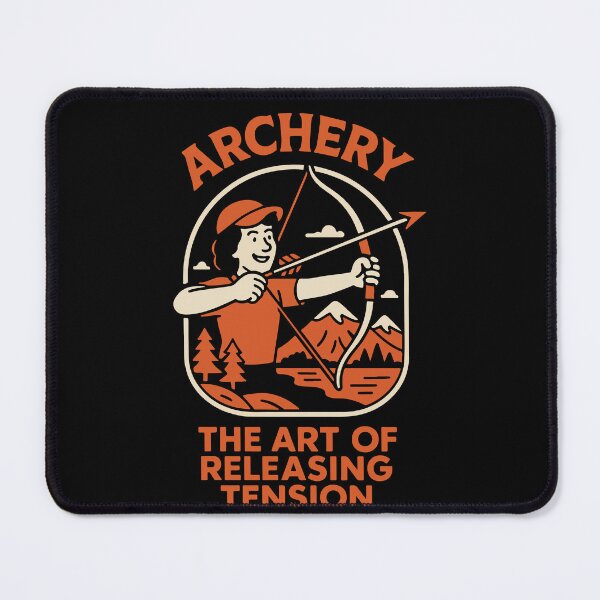 Item preview, Archery The Art Of Releasing Tension Funny Saying designed and sold by LuminOrb.