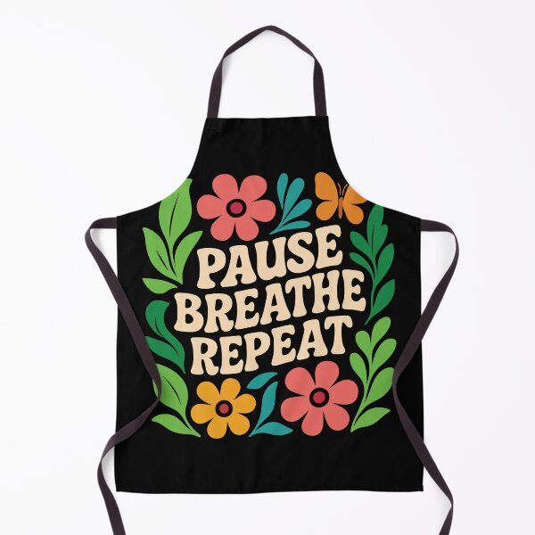 Item preview, Pause Breathe Repeat Mindfulness Affirmation designed and sold by LuminOrb.