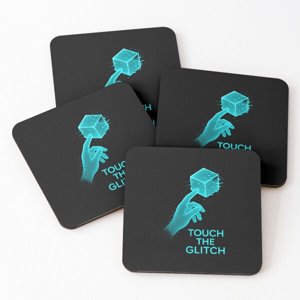 Item preview, Touch the Glitch – Neon Hologram Hand designed and sold by MarCinu Art.