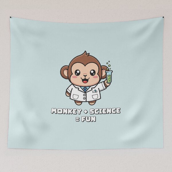 Item preview, Monkey + science = fun designed and sold by musthavewords.