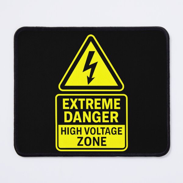 Item preview, Extreme Danger High Voltage Zone Sign designed and sold by Nuclear Eden.