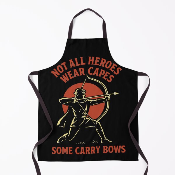 Item preview, Not All Heroes Wear Capes Some Carry Bows designed and sold by LuminOrb.
