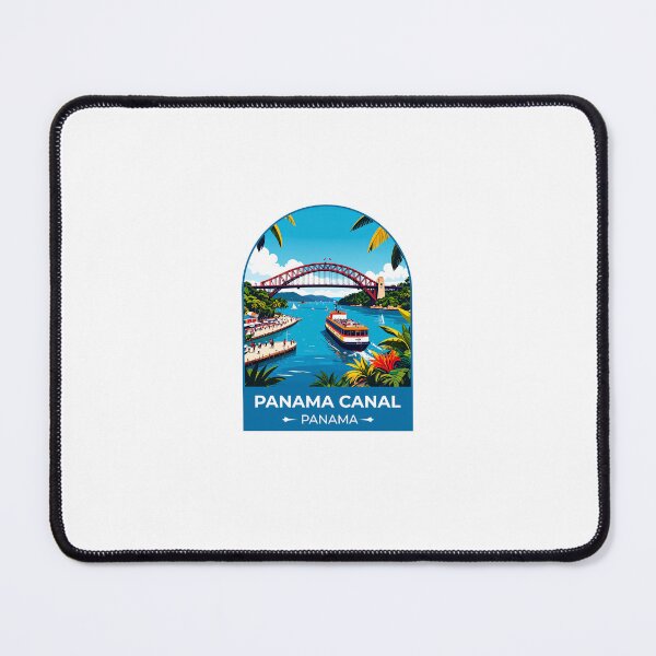 Item preview, Panama Canal Sticker designed and sold by TulipaGraphics.