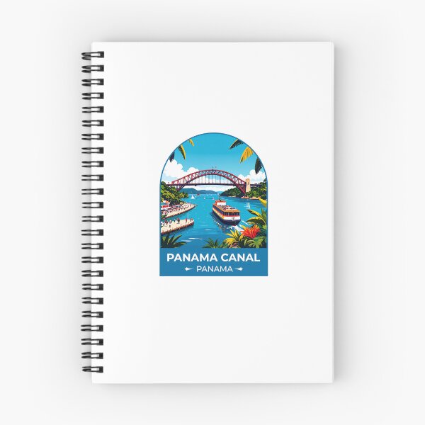 Item preview, Panama Canal Sticker  designed and sold by TulipaGraphics.