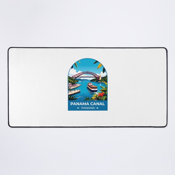 Item preview, Panama Canal Sticker  designed and sold by TulipaGraphics.