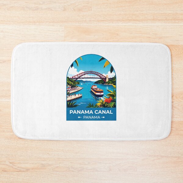 Item preview, Panama Canal Sticker  designed and sold by TulipaGraphics.