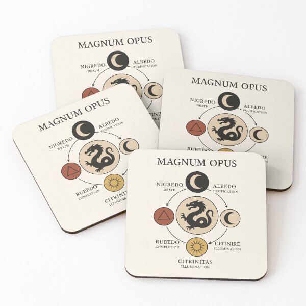 Item preview, Magnum Opus Alchemy Chart – Philosophical Stages of Transformation designed and sold by CreationbyNiki.