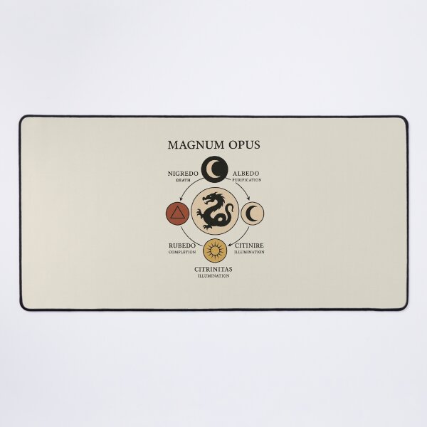 Item preview, Magnum Opus Alchemy Chart – Philosophical Stages of Transformation designed and sold by CreationbyNiki.
