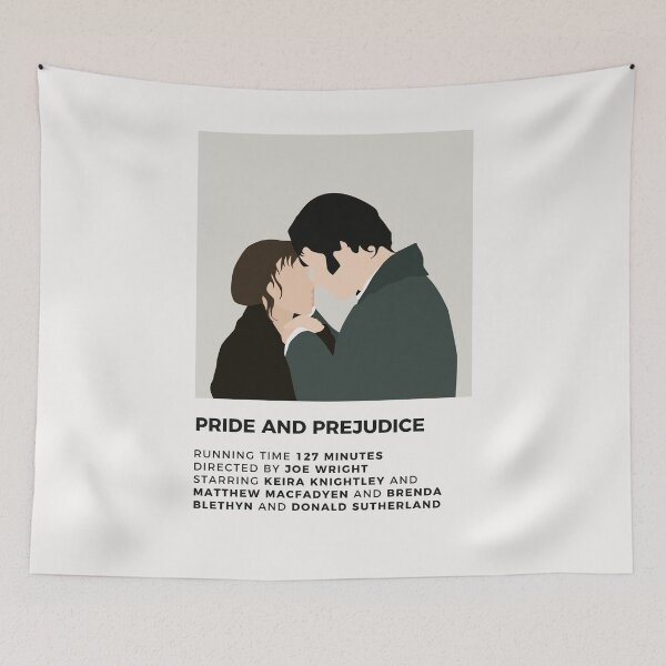 Item preview, Pride and Prejudice Minimalist Poster designed and sold by honeydesigns.