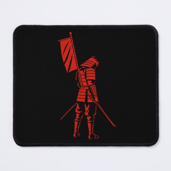 Item preview, Minimalist Red Samurai Warrior Silhouette designed and sold by haitrieuic96.