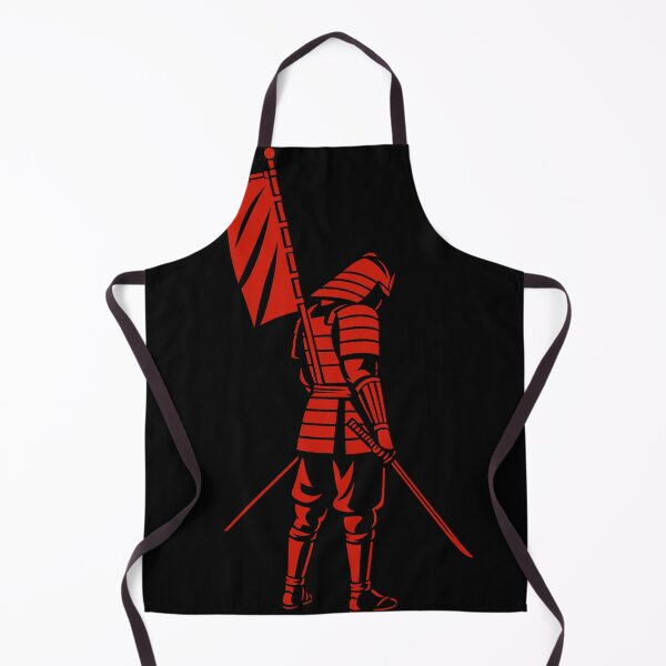Item preview, Minimalist Red Samurai Warrior Silhouette designed and sold by haitrieuic96.
